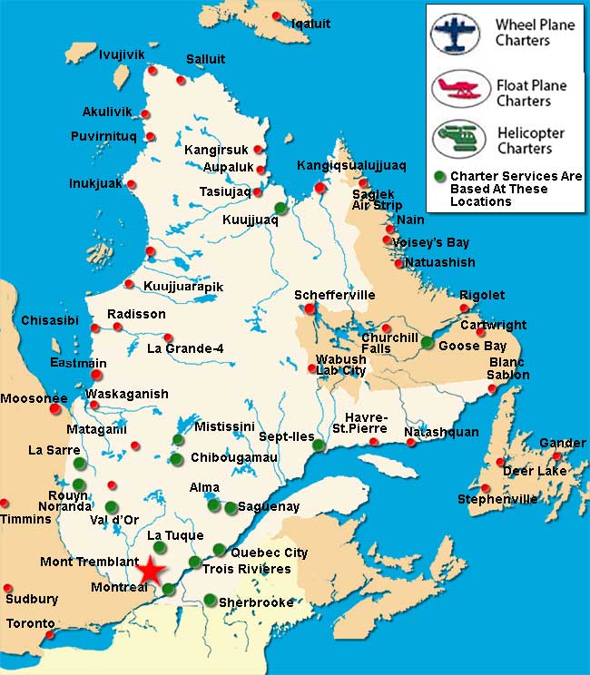 La Macaza Charter Flights